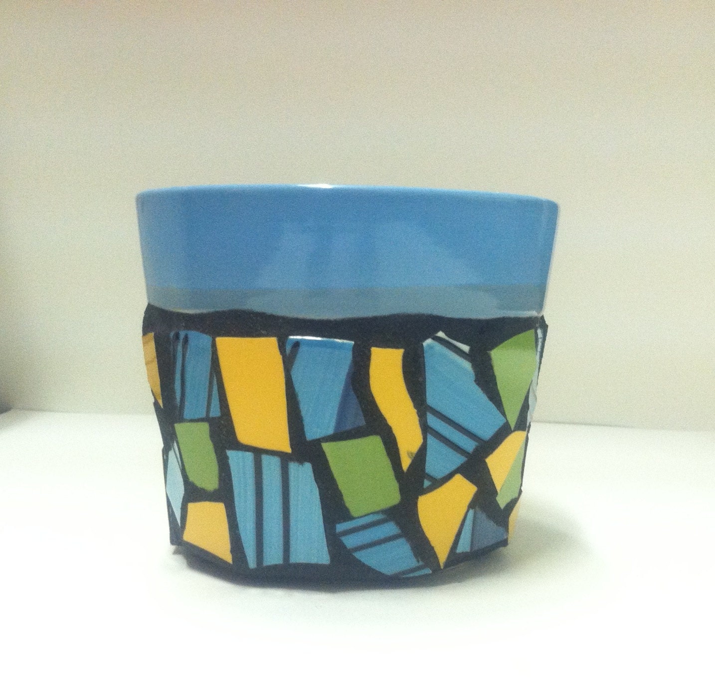 Calypso Mosaic Flower Pot by Smashgirl 