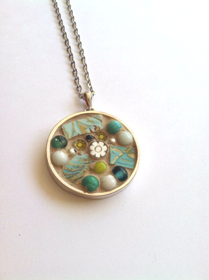 Sea Goddess Art Pendant 