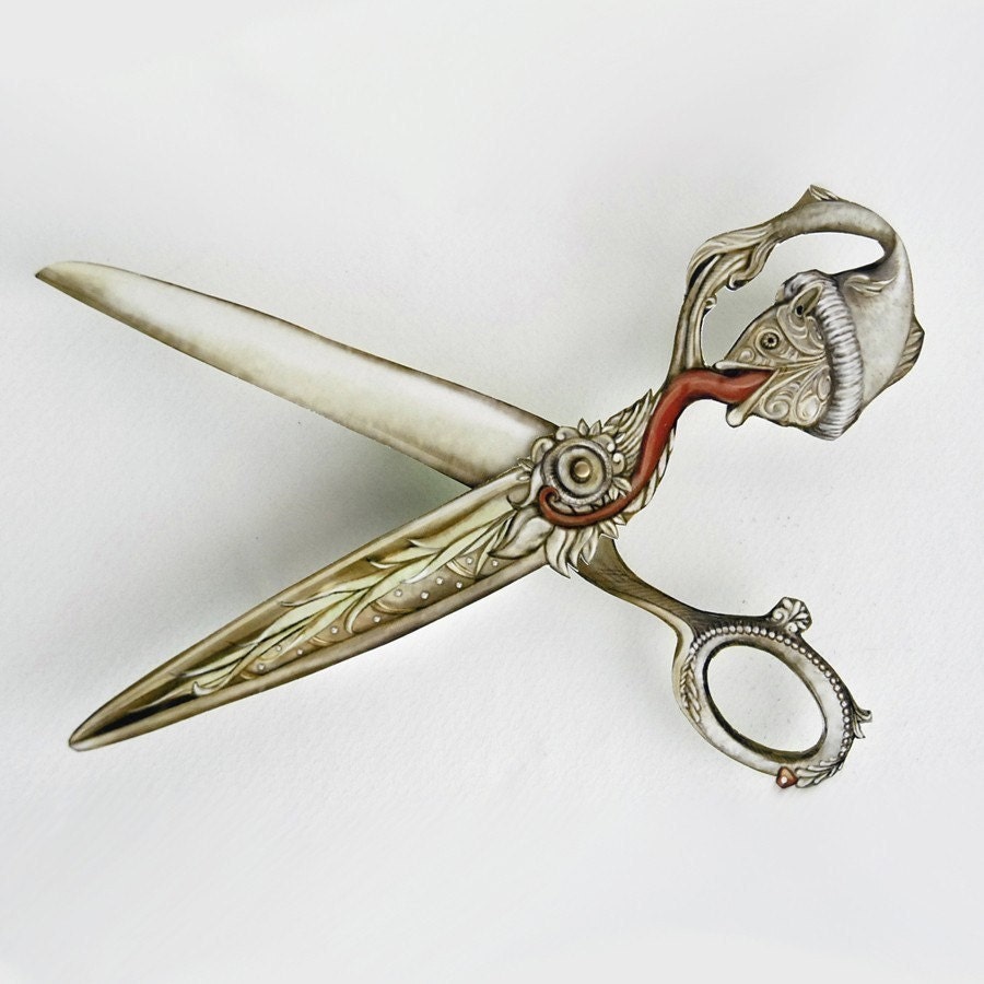 Zizzor - Decorative Paper Puppet Scissors