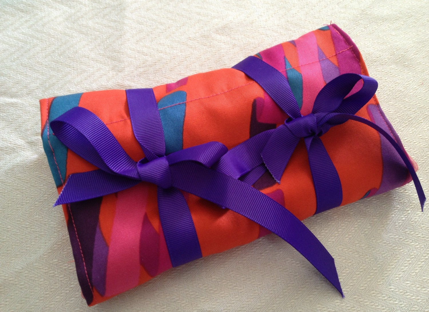 Luxury Silk Jewelry Travel Case - Lily's Mardi Gras