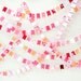 Sugary Sweet Kisses 25'  Wedding Paper GARLAND, Home Decor, Birthday, Bridal Shower, Wedding