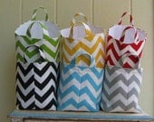 Fabric Bin- Storage Basket- Chevron- Zig Zag- You Choose The Color- Design It Yourself