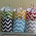 Fabric Bin- Storage Basket- Chevron- Zig Zag- You Choose The Color- Design It Yourself