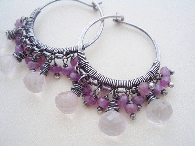 CLEARANCE--Framboise Hoops