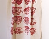 Two For Tea Organic Flour Sack Kitchen Towel