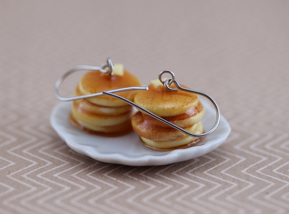Buttermilk Pancake Earrings