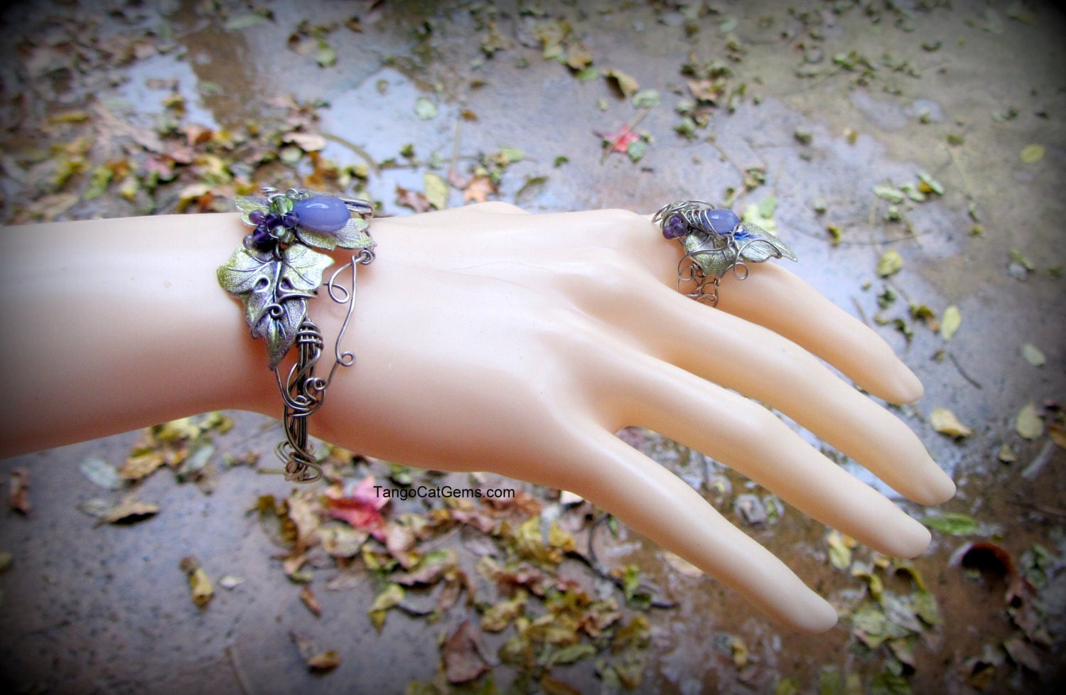 Wisteria  Bracelet and ring