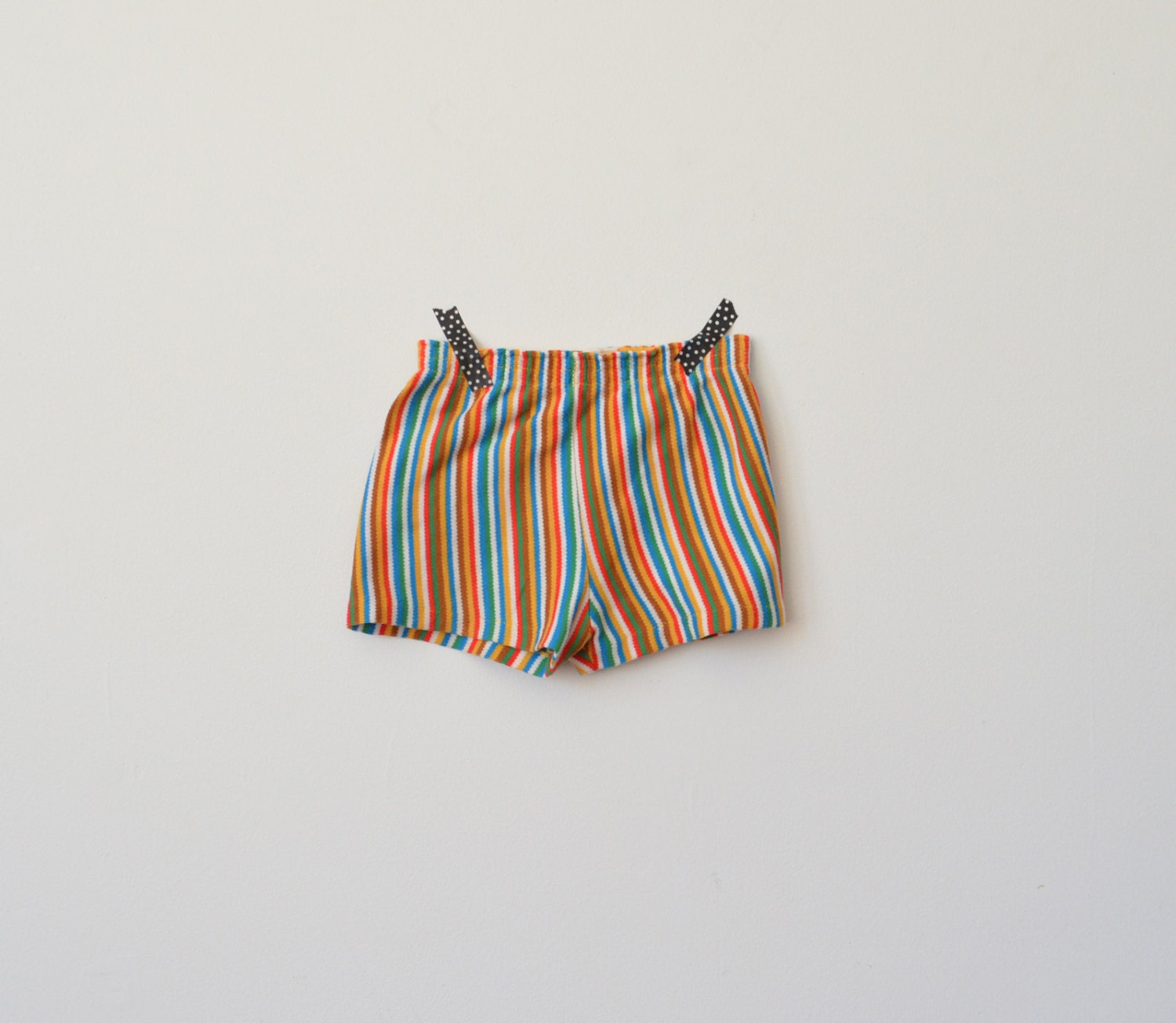 vintage unisex striped shorts 2T
