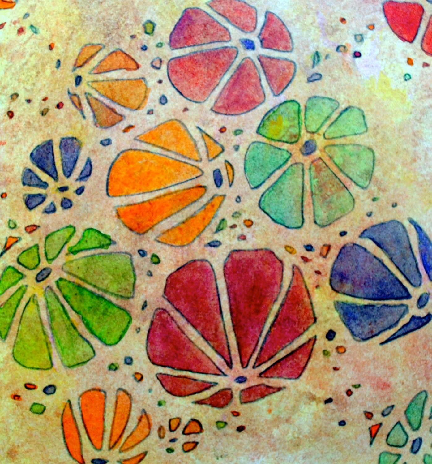 Mixed Media Art - Pods 1