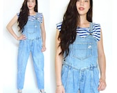 vintage Guess denim overalls m
