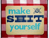 make stuff yourself postcard WARNING MATURE CONTENT