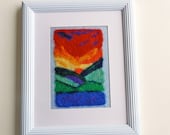 Felt Art PDF -  Painting with Wool - wet felting and needle felting technique for painters, artists advanced and beginers (Felt Painting 8)