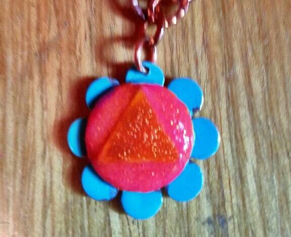 Sparkly Bright Flower blooms into Recovery AA bracelet Recovery 12 Step Alcoholics Anonymous FrEe sHiP