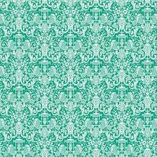 Anna Griffin Fabrics, Chinoiserie Vase Turquoise