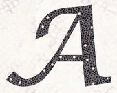 Printable Alphabet Letters: Lucinda  Font alphabet template in pdf