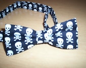 Skull and crossbones bow tie.