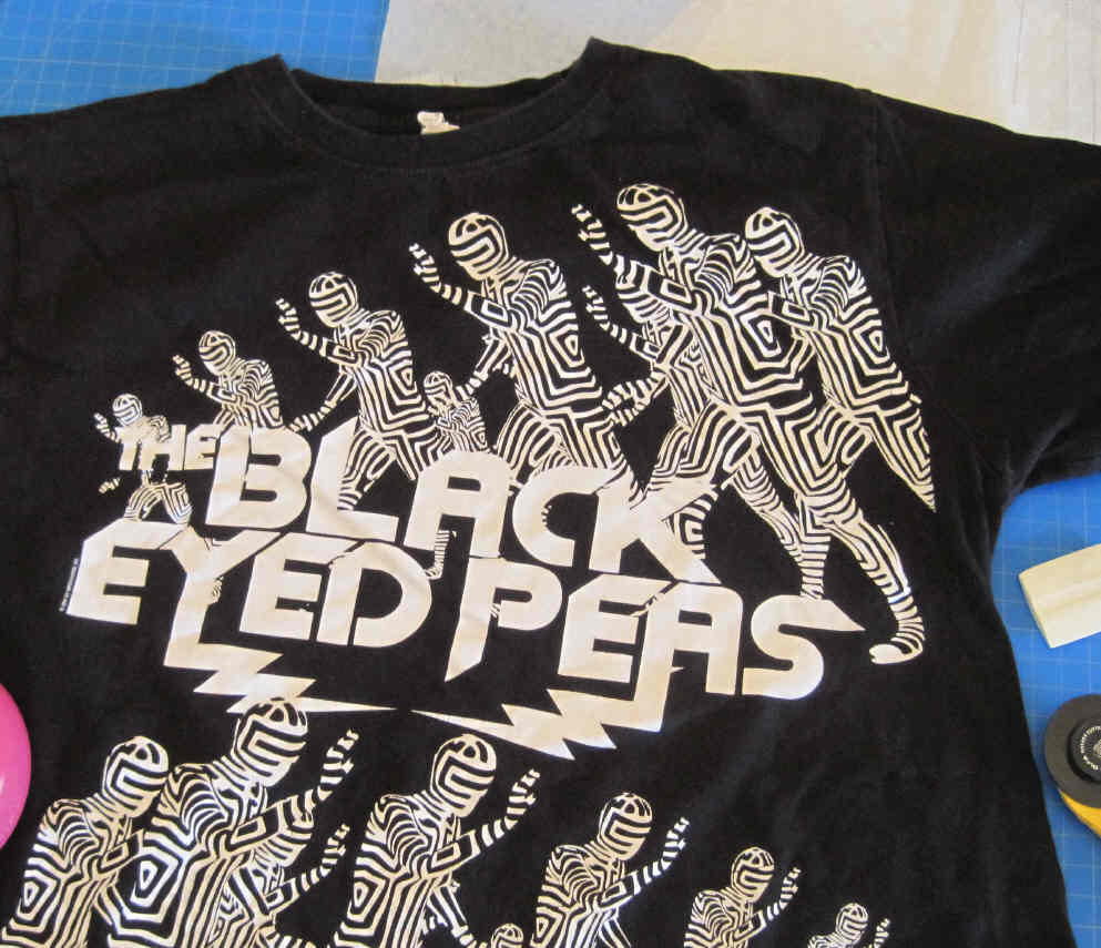 U Pick Black Eyed Peas Halter Top Tube Top UPcycled t shirt Customized YOUR SIZE
