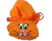 Easter Boo-boo Bunny Ice Pack Embroidered Rabbit Orange