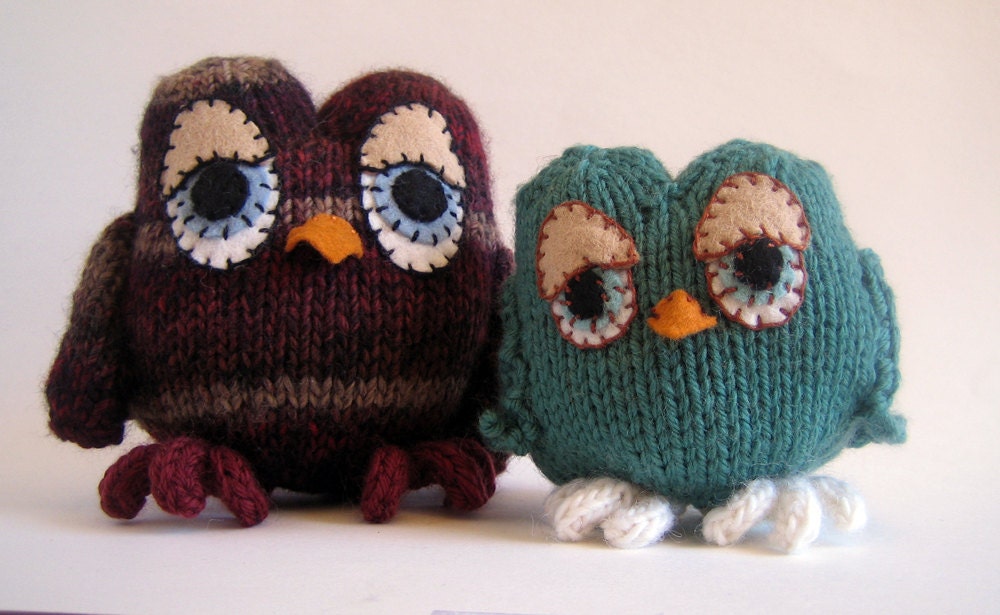 Owls Knitting Pattern