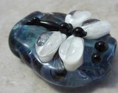 Damsel Dragonfly Handmade Lampwork Sharded Focal Bead