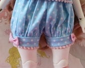 Pick Your Size - Fairy Kei Bloomers Blue and Pink Cute Lolita BJD Doll MSD YoSD Kaye Wiggs SD Super Dollfie Minifee