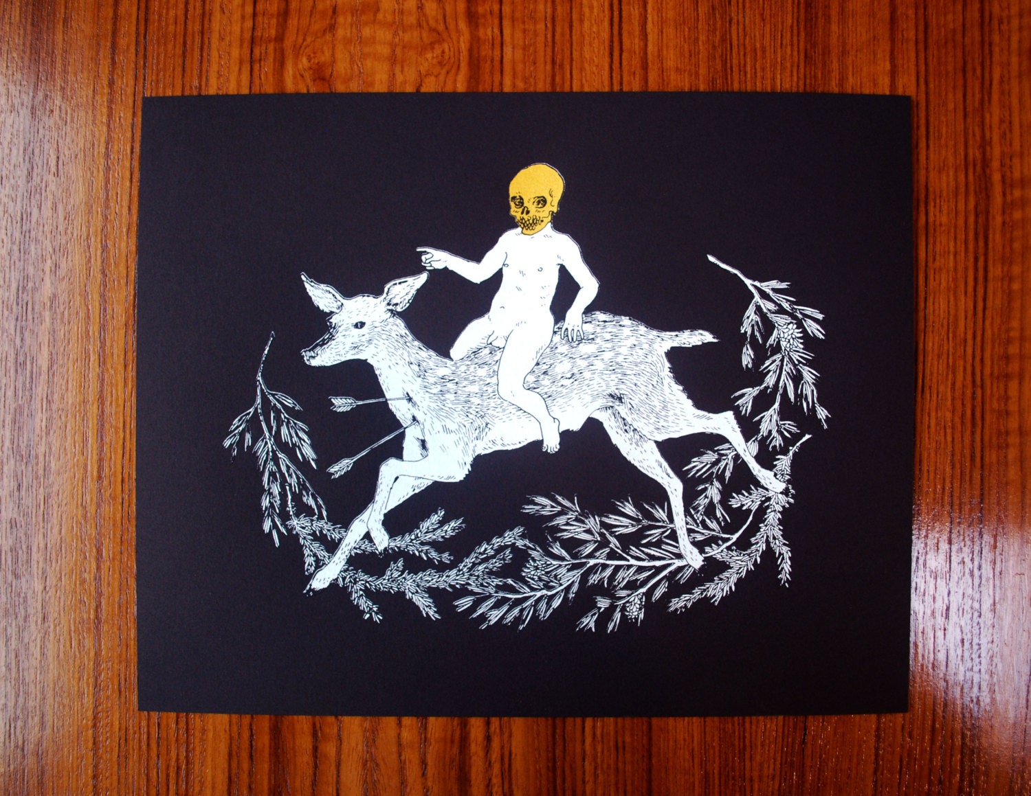Ghost of an Abandoned Child silkscreen print