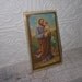 Vintage death prayer Saint Joseph card prayer to departing souls
