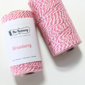 Strawberry Bakers Twine -- 30 yards -- pink twine Il_570xn