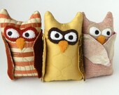 Sunshine Yellow Mini Owl Plush Children Doll