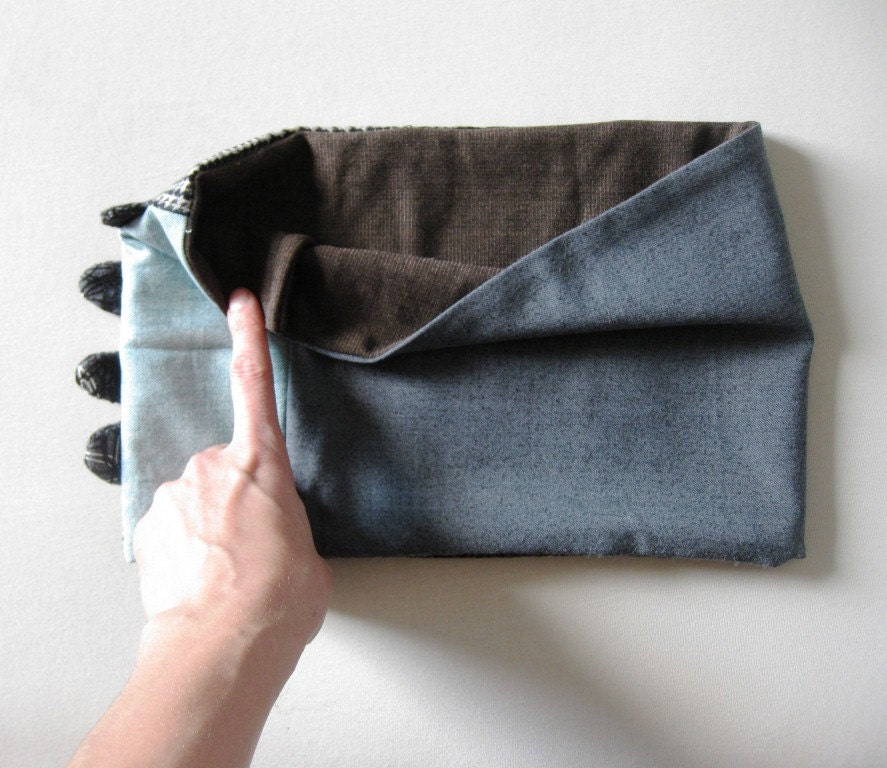 Cowl neck scarf  "Ecailles"