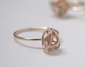 Scribble Nest Ring - Recycled Metal