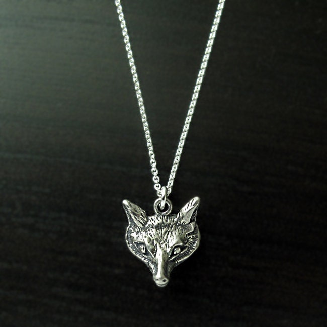 Sterling Silver Clever As A Fox Necklace