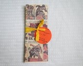 6 Upcycled Envelopes Made From Smithsonian Book of Comics, Set 38