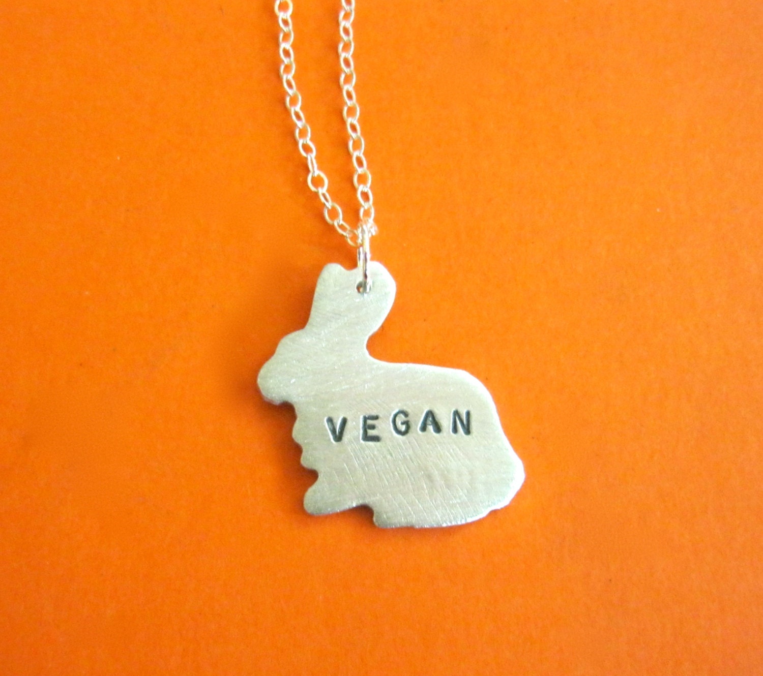 Mini Vegan Bunny necklace