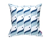 Printed Pillow Cover - 16x16in/40x40cm - Bird - Sky