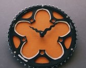 bicycle clock - orange FSA