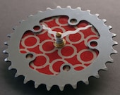 bicycle clock - red circles