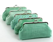 Bridesmaids Gifts,Customized Bridesmaid Clutch,Personalized Bridesmaid Gift,Wedding Party Gift- you choose the fabrics