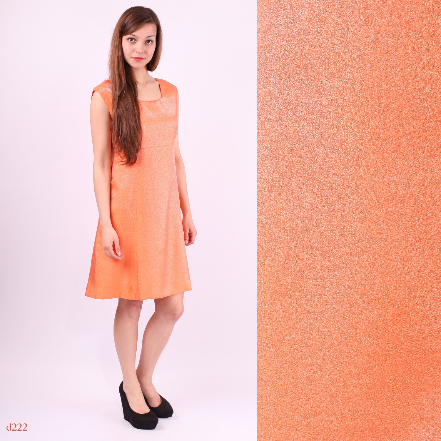 Sparkly Mod Dress / 1970s Cocktail Dress / sz Medium