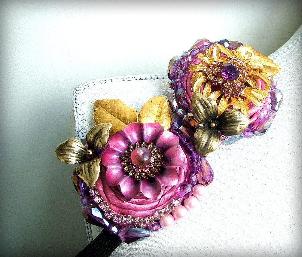 Vintage Beauty - OOAK Hairband - Ready to ship
