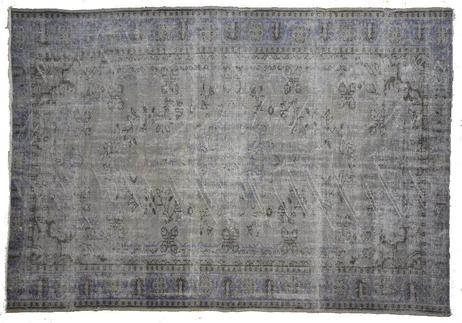 Grey Blue Overdyed Rug