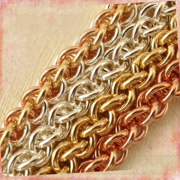 Simple Bracelet - Jens Pind Chainmaille - You PICK the Finish and Clasp