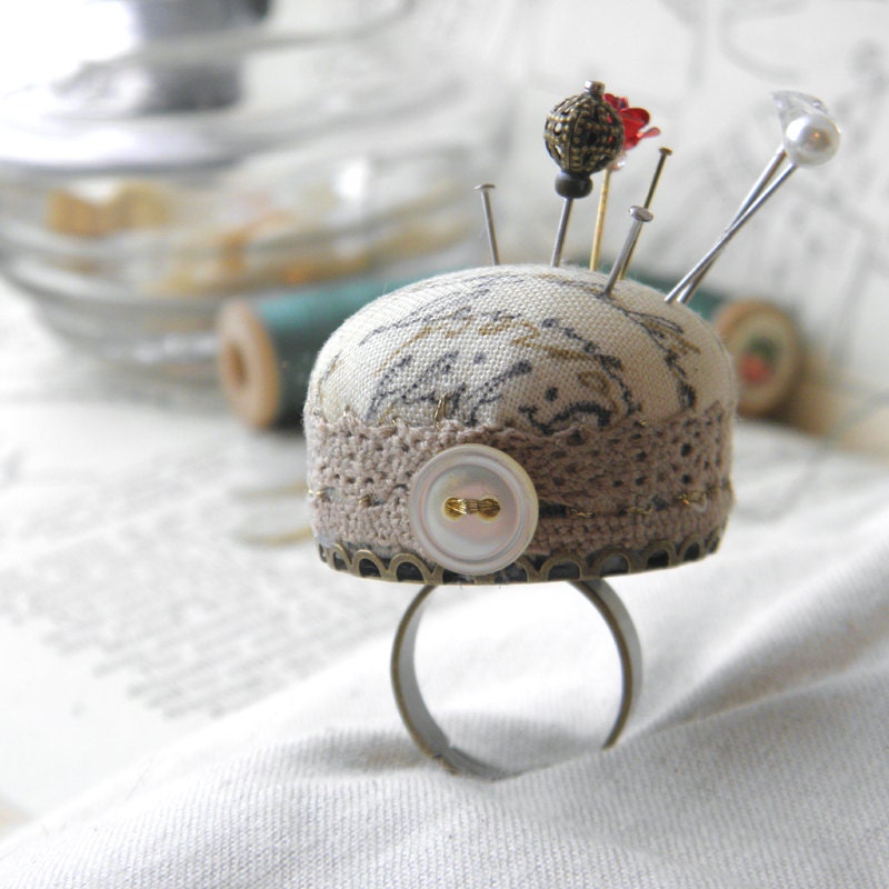 Love Letter Pincushion Ring