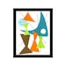 Emulous - Framed 9 3/4" x 12 1/4" Art Print by Tonya Newton Mid Century Modern Inspired Design