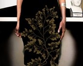 Wmn's Modal-Cotton Pencil Skirt feat. Domela print - Avail. in 2 Colors