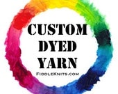 Custom Dyed Bulky Yarn - 50 Superwash Merino / 50 Nylon - Heavy Beats
