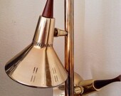 Mid Century Brass Tension Pole Lamp