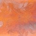 Etched Copper Sheet Metal, Patina Copper Sheet Metal, Leaf Fronds, Orange, Pink, Bronze, Aged Copper Sheet, 24 gauge, 6" x 2" (May1317)