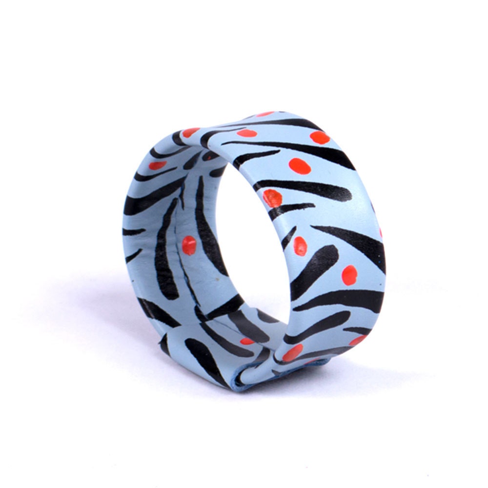 Leather bangle
