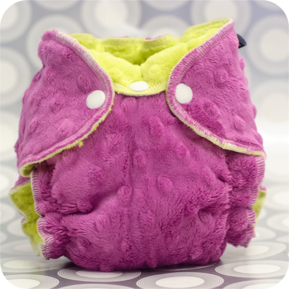 Grapesicle Hybrid Newborn Minky Fitted